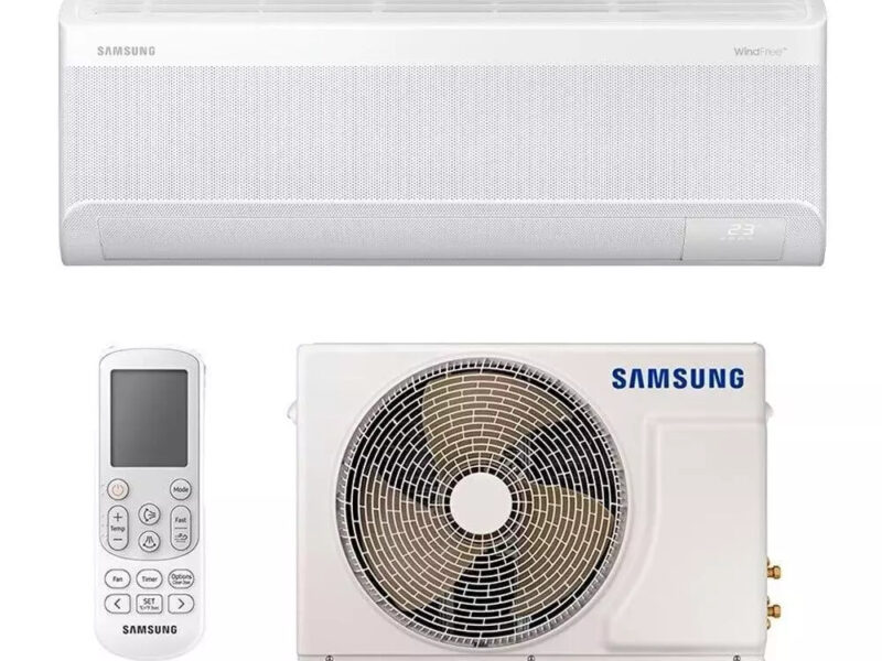 Ar Condicionado Samsung Split Hi Wall Inverter Windfree Ai 12.000 Btu Frio AR12DYFAAWKNAZ 220V