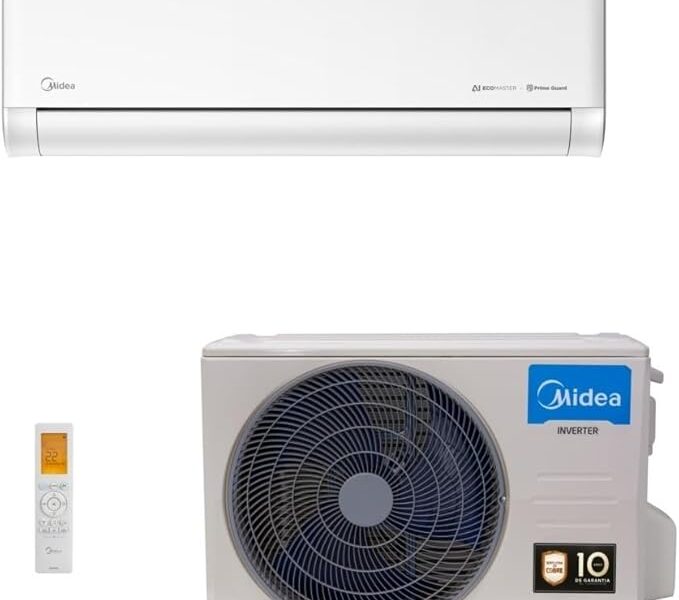 Ar Condicionado Split Hi Wall Ai Ecomaster Midea Inverter 18000 Btus Frio R32 220v