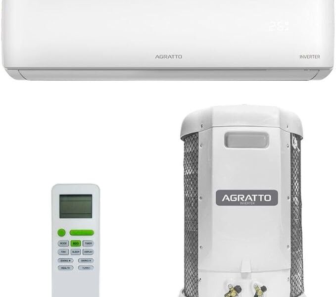 Ar Condicionado Split Inverter 9000 Btus Frio Liv Top Agratto 220V