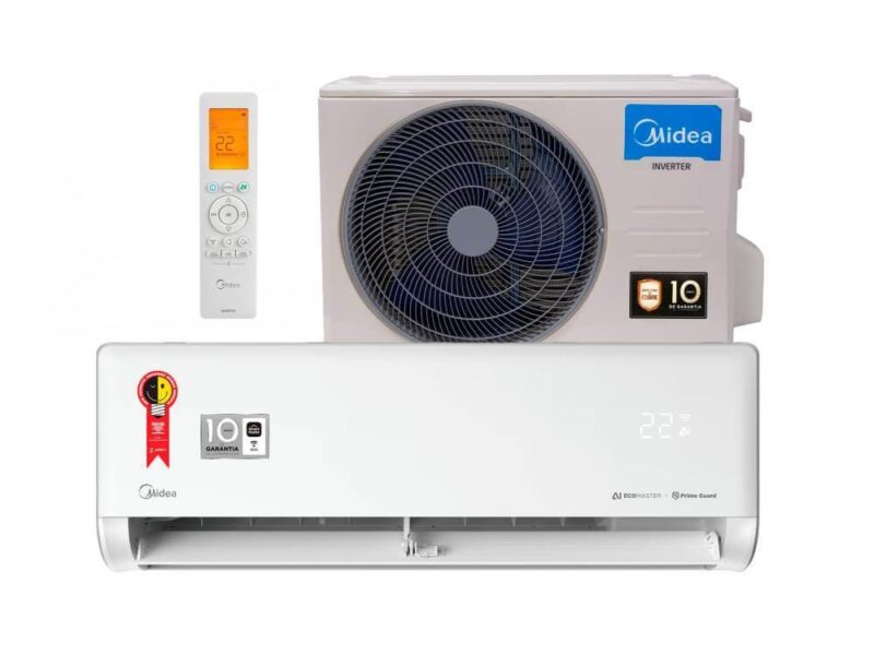 Ar Condicionado Split Inverter Hi Wall Midea IA Ecomaster 9000 BTUs Frio 42EZVCA09M5 – 220V