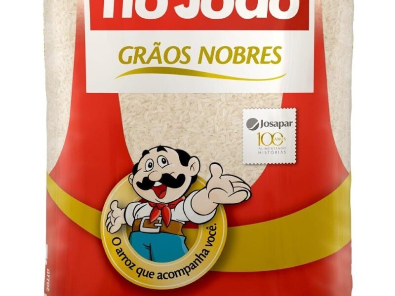 Arroz Branco Tio João Grãos Nobres 5Kg