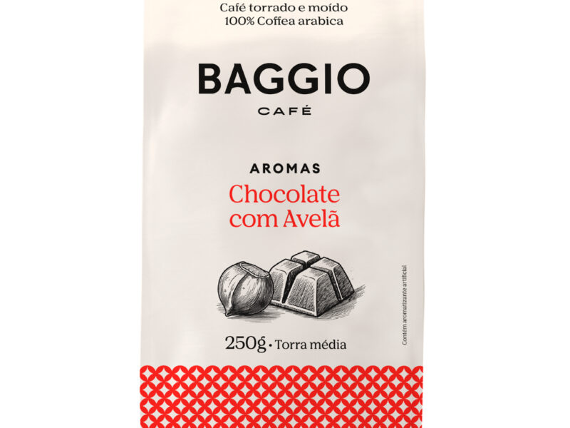 Baggio Café Café Torrado E Moído Aroma De Chocolate Com Avelã 250G