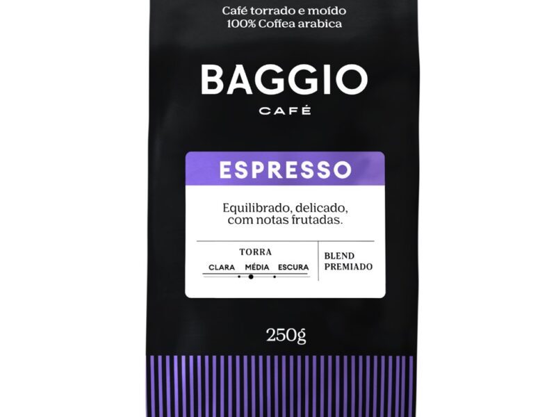 Baggio Café Café Torrado E Moído Espresso 250G
