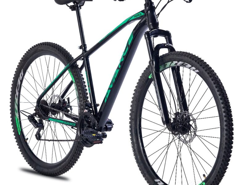 Bicicleta Aro 29 Avance Aço Susp (NV) Tras. Shimano 21v Quadro 17 Freio Disco