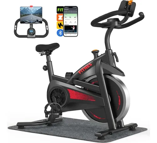 Bicicleta Ergométrica Spinning Profissional Inércia 15kg App –