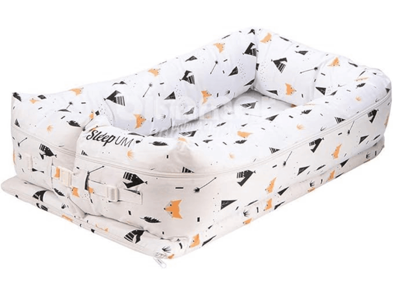 Biramar Baby Bercinho Portátil Ninho Para Bebê Sleep Um Fox Preto Preto
