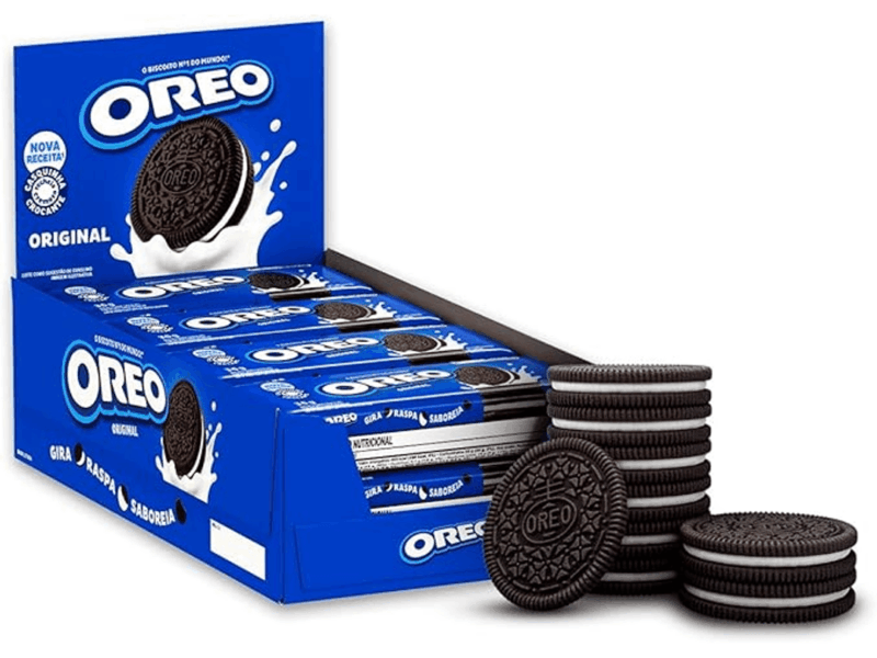 Biscoito Recheado Oreo Original – Display com 8 unidades de 36g