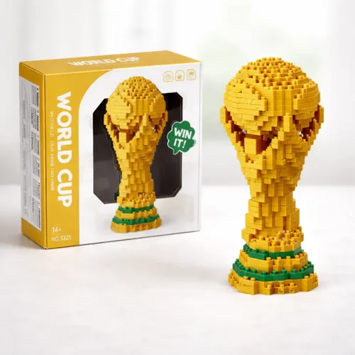 Blocos De Montar Troféu Copa Do Mundo Futebol 500 Troféu Da –