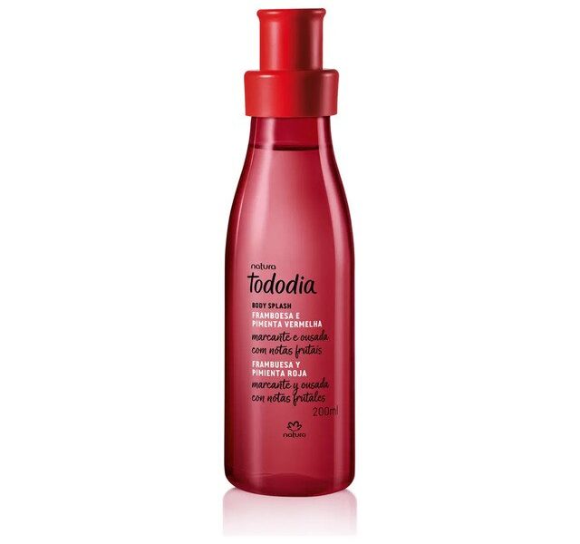 Body Splash Natura Tododia Framboesa E pimenta Vermelha 200ml –