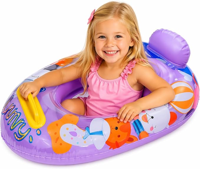 Boia Bote Inflável com Encaixe para Perninhas em Forma de Fralda – Ideal Para Crianças Pequenas