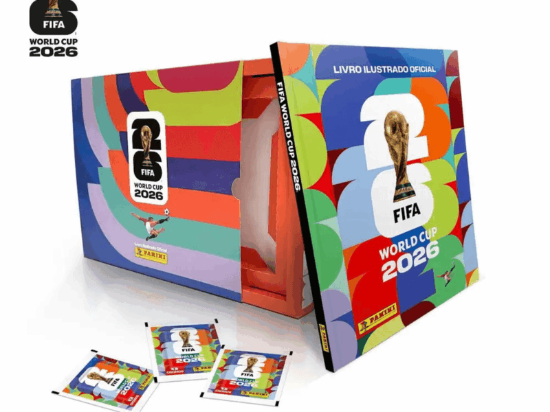 Box Gaveta Álbum de Figurinhas Capa Dura (Colorido) Copa do Mundo FIFA 2026 EUA com 60 Pacotes de Figurinhas Panini – AliExpress 26