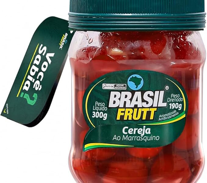 Brasil Frutt Cereja Marrasquino pote 190g na Amazon por R$ 21,71