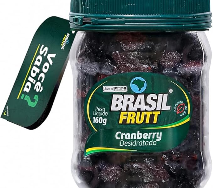 Brasil Frutt Cranberry Desidratado pote 160g na Amazon por R$ 17,99