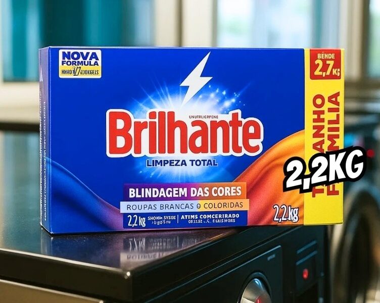 Brilhante Limpeza Total – Sabão Em Pó 2 2Kg