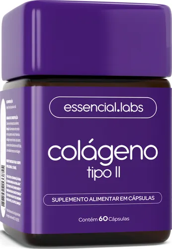 COLÁGENO TIPO 2 com 45mg – Fórmula Exclusiva para a Articulação com Máxima Concentração e Biodisponibilidade – 60 Cápsulas –
