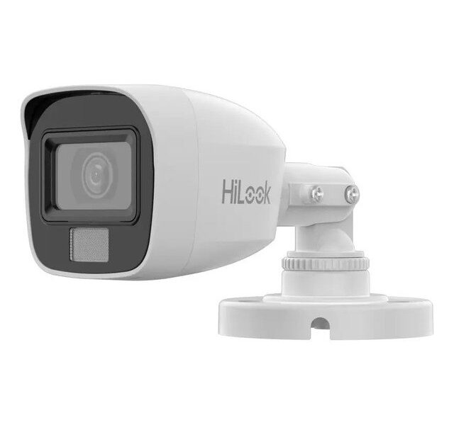 Câmera Mini Bullet Thc-b127-lpc Fixa Luz Dupla 2mp Hikvision –