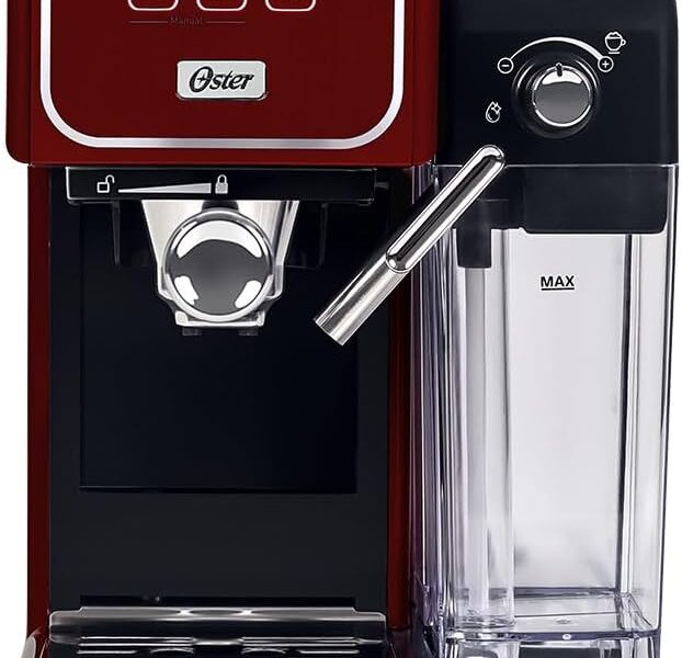 Cafeteira Espresso Oster PrimaLatte Touch Red – 220V