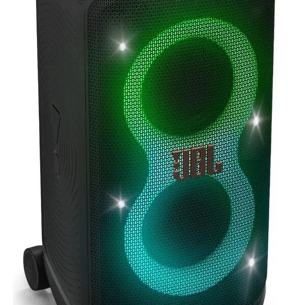 Caixa de Som Bluetooth PartyBox Stage 320 JBL BLPBSTAGE320BR Preta –