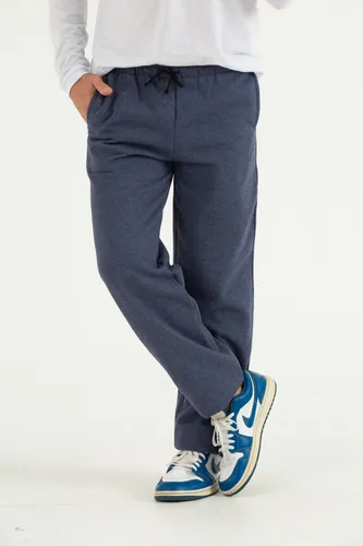 Calça De Moletom Masculina Com Bainha Conforto Absoluto –