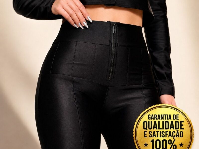 Calça Hiper Lipo Super Modeladora Chapa Barriga Suplex Power e Poliamida Premium Tamanhos / P ao G3
