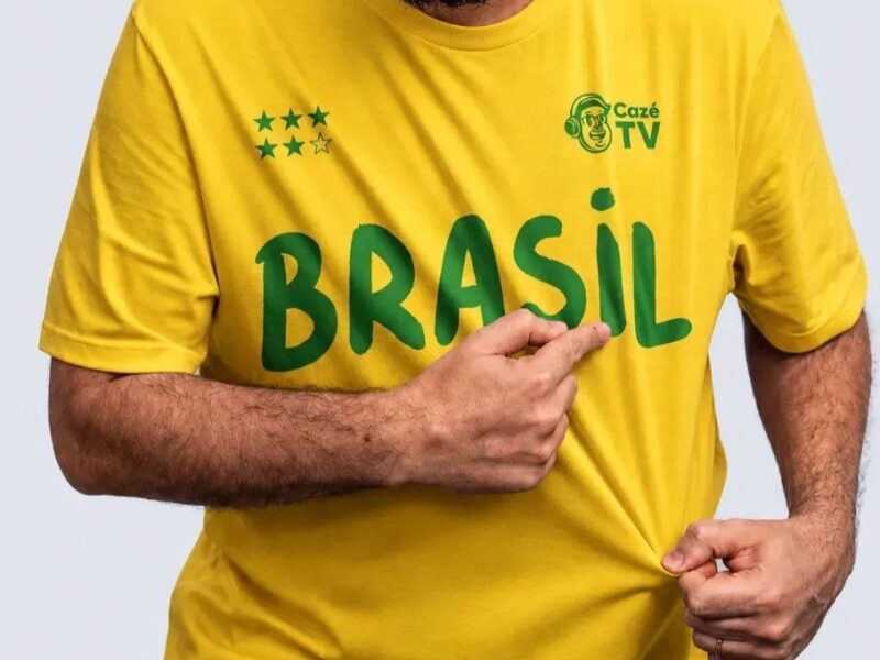 Camisa 10 Amarela Traje Cazétv –