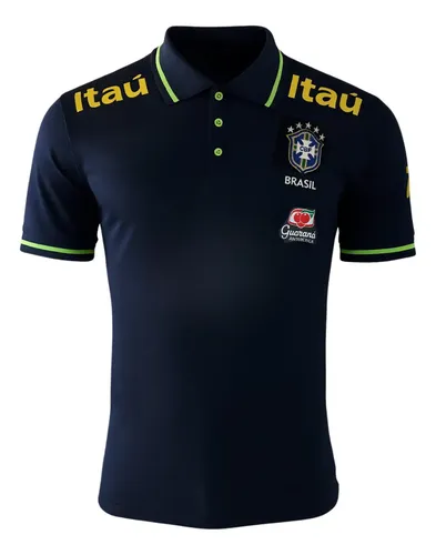 Camisa Brasil Masculina Versão Retrô Comemorativa –