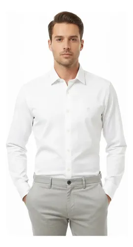 Camisa Masculina Slim Fit Polo Wear –