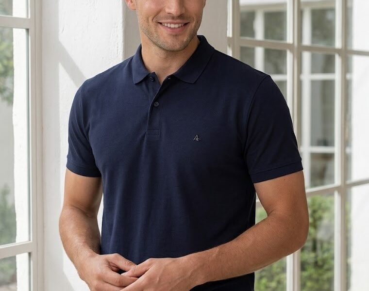 Camiseta Polo Aramis Masculina Basic Piquet Marinho –