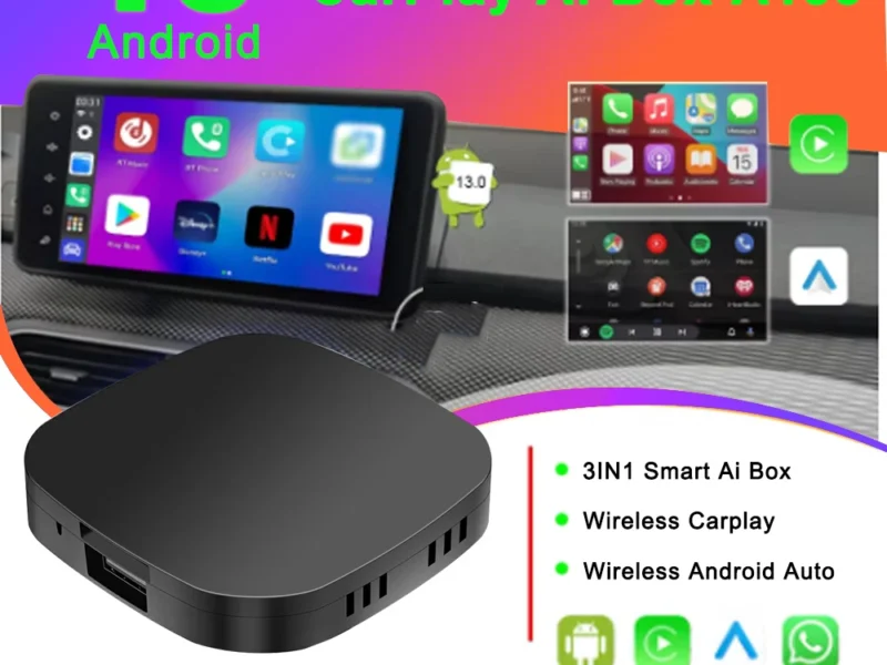 Carplay ai caixa sem fio android auto smart tv box android 13 para youtube netflix para toyota mazda hyundai gmc ford mg vw kia – AliExpress 34