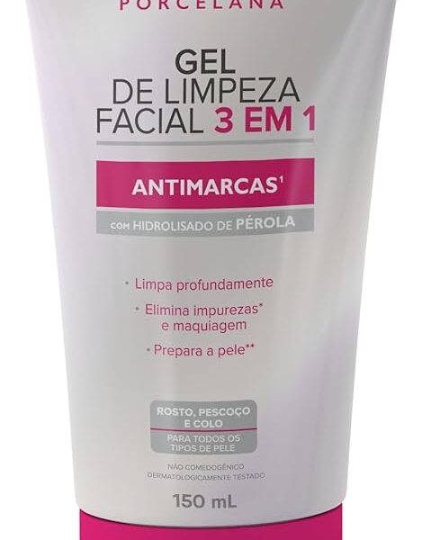 Cicatricure – Porcelana Limpeza Facial 3 em 1, 150ml