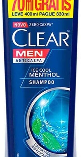 Clear Shampoo Anti Caspa 400Ml Ice Cool Menthol L400P330Ml