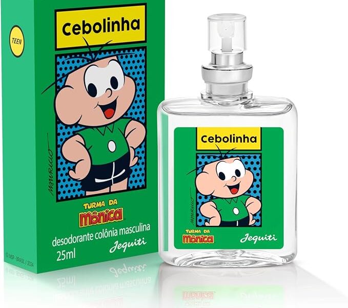Colônia desodorante masculino teen Cebolinha Turma da Mônica 25ml em spray Jequiti