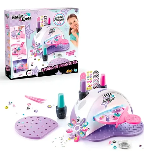 Conjunto De Acessórios Estúdio De Unhas De Gel Com Uv – Fun Divirta-se –