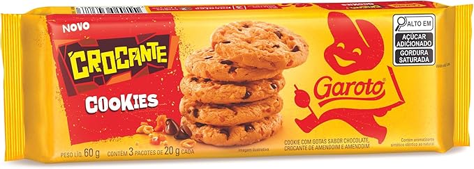 Cookie GAROTO Crocante 60g