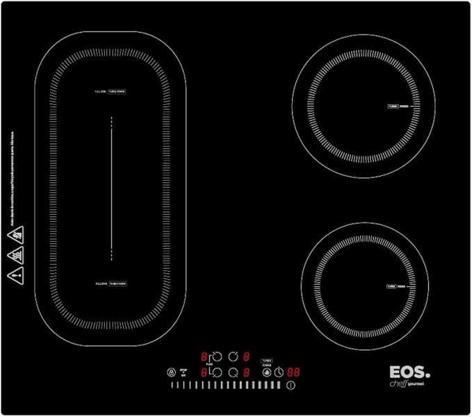 Cooktop de Indução 4 Bocas EOS Freezone 7500W ECI04EPF 220V