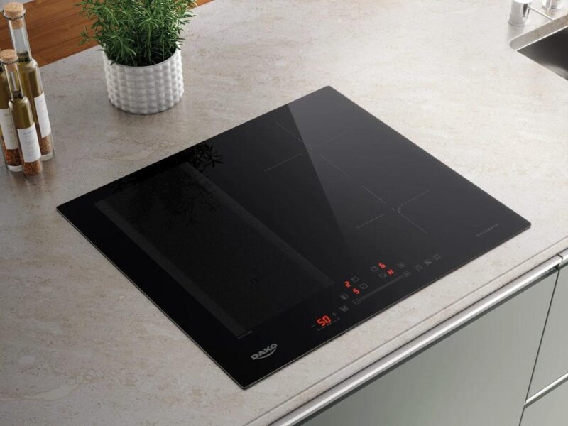 Cooktop de Indução 4 Bocas Preto com Zona Flexível Dako Diplomata 220V