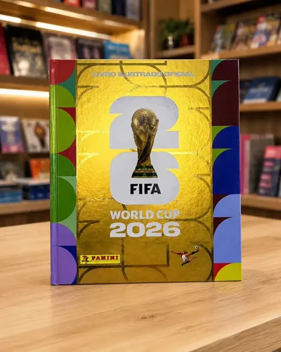 Copa Do Mundo 2026 – Álbum Capa Dura Ouro – FIFA WORLD CUP 2026 –