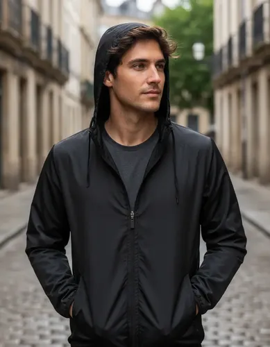 Corta Vento Jaqueta Masculina Impermeável Blusa Capuz –