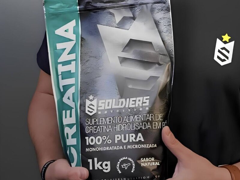 Creatina 1kg Suplemento Monohidratada em pó 100% Pura – Soldiers Nutrition –