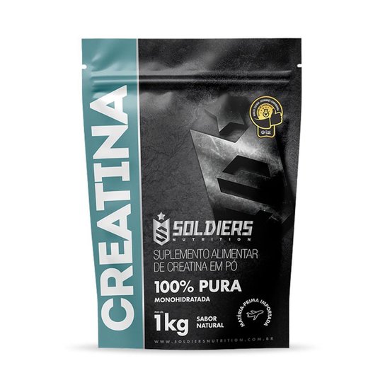 Creatina Monohidratada 1Kg – 100% Pura Importada – Soldiers Nutrition – undefined | Netshoes