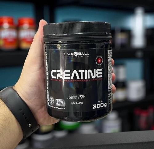 Creatine – Creatina Monohidratada – 300g – Black Skull