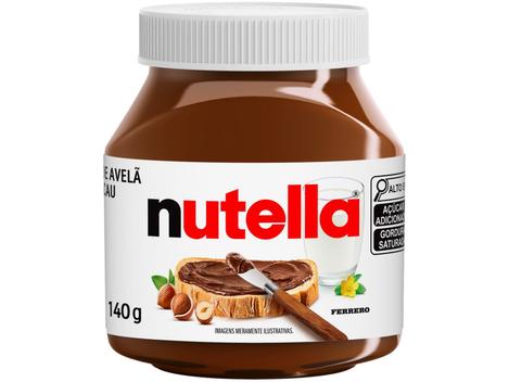Creme de Avelã com Cacau Nutella Ferrero 140g – Creme de Avelã –