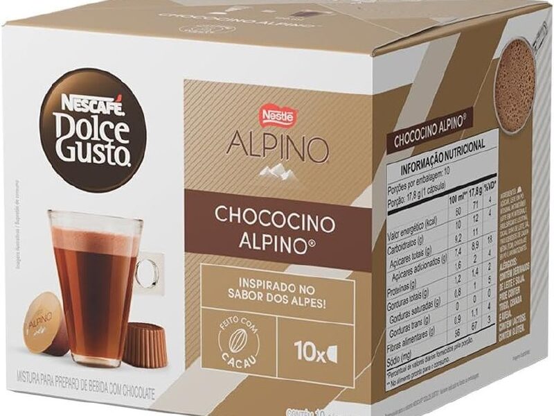 Dolce Gusto Nescafé Café Em Cápsula Dolcegusto Alpino Tradicional 10 Unidades 178G