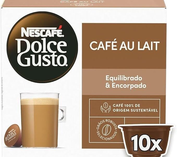 Dolce Gusto Nescafe Café Au Lait 10 Cápsulas- embalagem variável