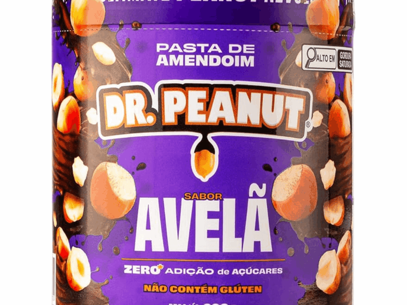 Dr. Peanut Pasta de Amendoim Avelã 600G – Com Whey Protein