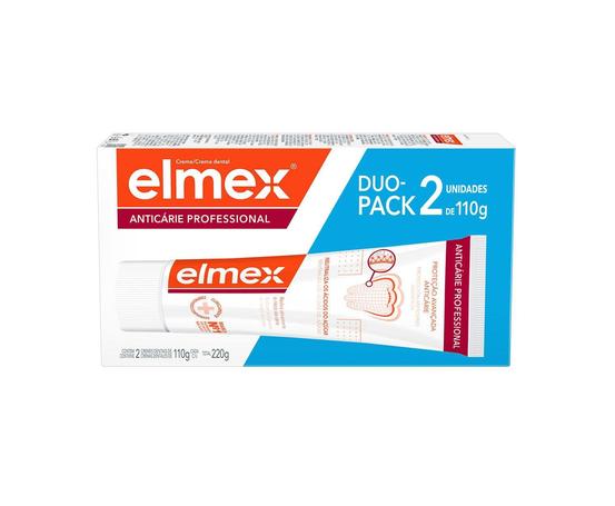 Elmex Creme Dental Anticárie Professional 2 unidades 110g