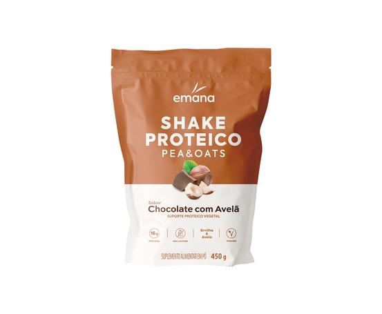 Emana Suplemento Alimentar em pó Shake Proteico Vegetal Sabor Chocolate com Avelã – 450g