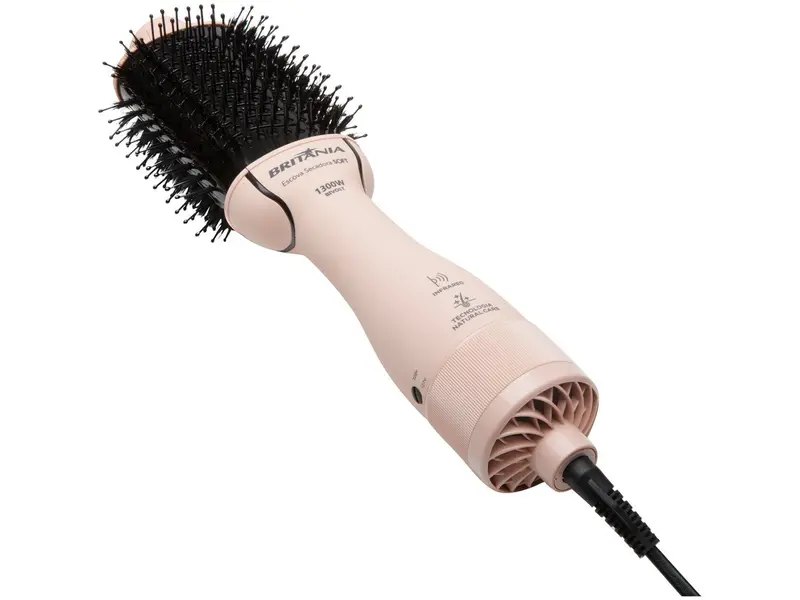 Escova Secadora Britânia Soft BEC07R Cabo Giratório 1300W Bivolt – Escova Secadora –