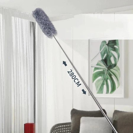 Espanador 280 Centímetros 2,8 Metro Ajustável Telescópica Dobra Duster Escova De Limpeza De Poeira F
