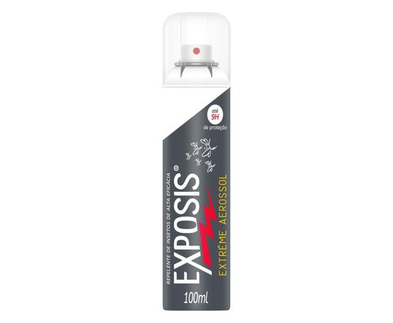 Exposis Extreme, Repelente Aerosol de Mosquitos, com Icaridina, Até 10h de Proteção, 100ml